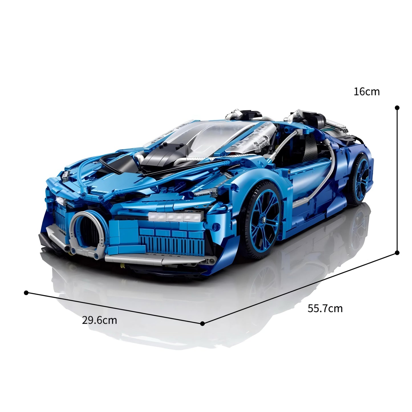 JET EDITION BUGATTI CHIRON | 3686PCS