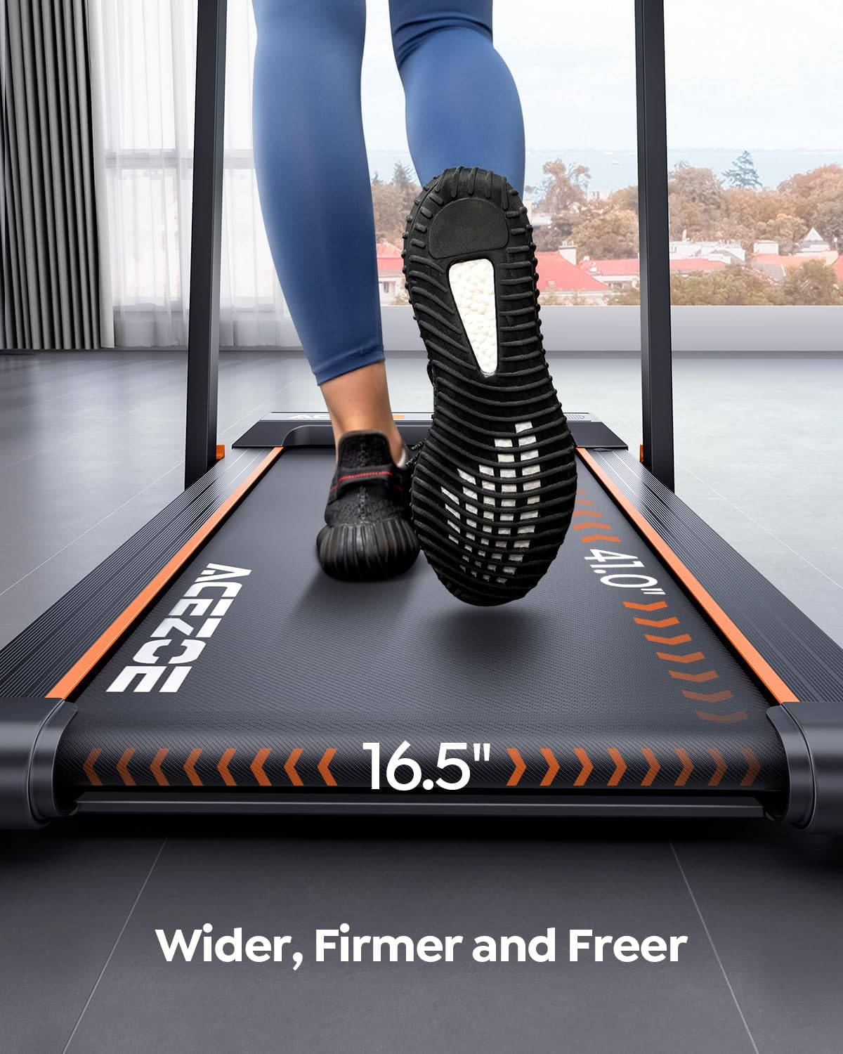 2 in 1 Foldable Treadmills for Home, Under Desk Treadmill with 12 HIIT Modes, Workout APPs and Touch Screen, 2.5HP Walking Treadmill for Home Office, 265lbs Capacity, Installation Free, Power10
