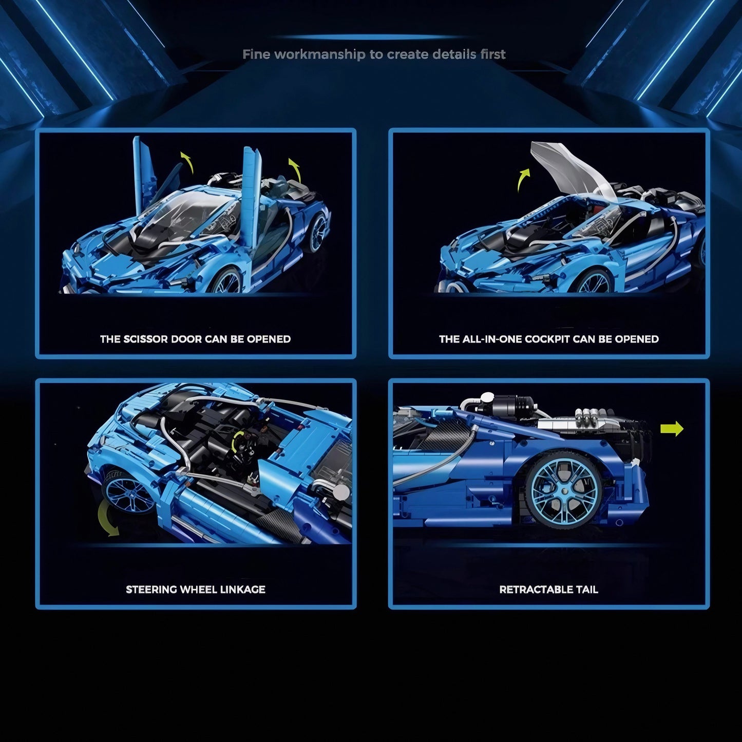 JET EDITION BUGATTI CHIRON | 3686PCS
