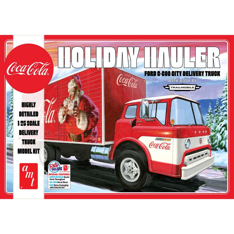 AMT 1/25 Scale Ford C-600 City Holiday Delivery Truck Coca-Cola