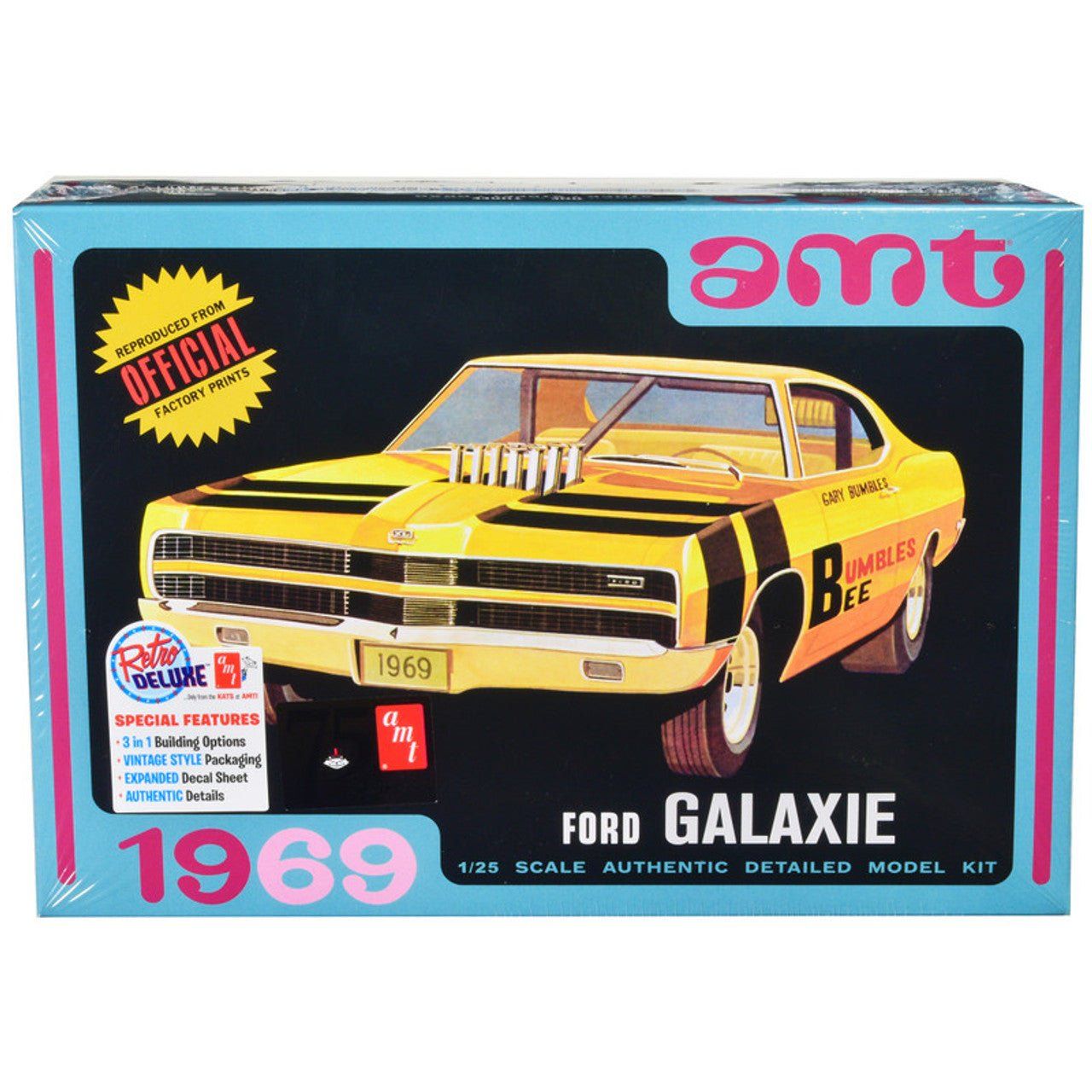 AMT 1969 Ford Galaxie Hardtop 1/25 Scale Model Kit