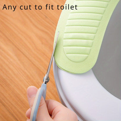 Waterproof Massage Toilet Seat Cushion Cover, Hand Washable, Water-Resistant, Adhesive Portable Toilet Sticker for All Seasons
