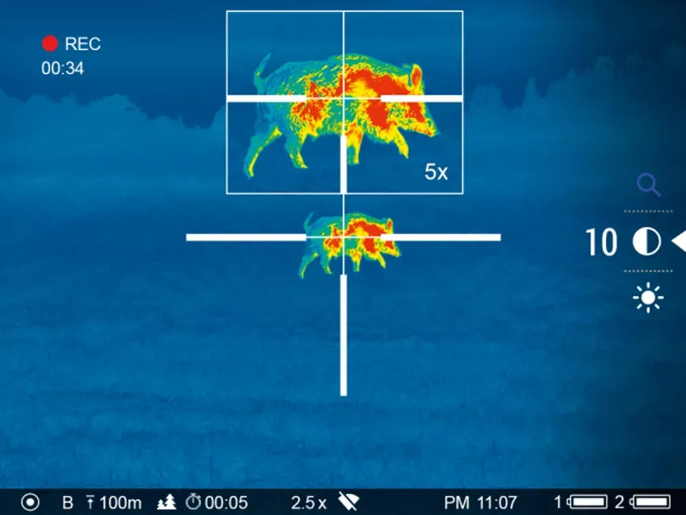Thermal imaging binoculars  Merger LRF XL50
