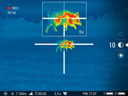 Thermal imaging binoculars  Merger LRF XL50