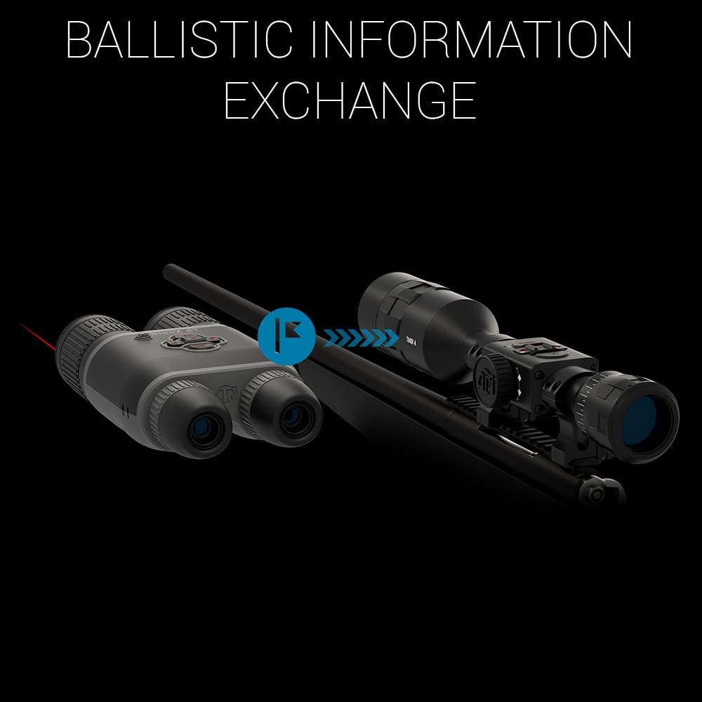 ATN BINOX 4T 640x480, 1.5-15x Smart HD Thermal Binoculars w/Laser Rangefinder, Video Record, Wi-Fi, E-Compass, 16hrs+ Battery Power