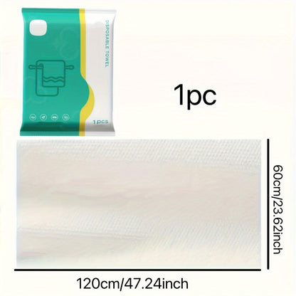 1pc Portable Disposable Bath Towels, With 3 Different Sizes, Larger And Thicker, Individually Packaged, Comfortable For Bathing, Highly Absorbent, Suitable For Business Trips, Families, Gyms, Offices, Vacations, And Camping,Travel Essentials