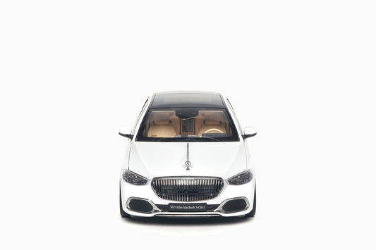Mercedes – Maybach S-Class 2021 Diamond White 1:18 by Almost Real