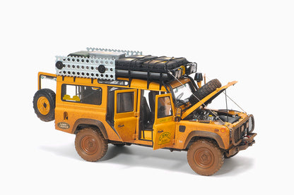 Land Rover Defender 110 “Camel Trophy” Sabah-Malaysia – 1993 Dirty Version 1:18 by Almost Real