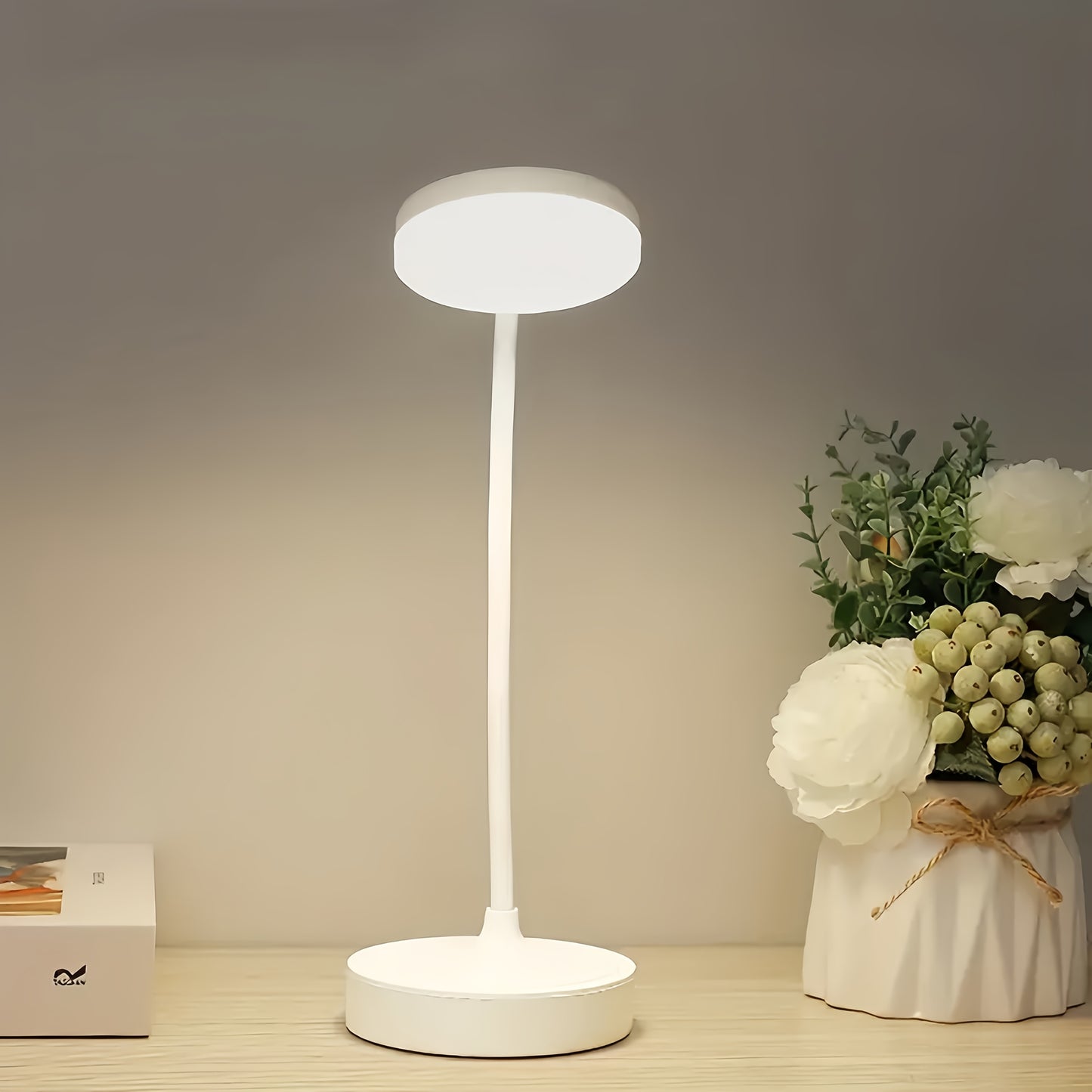 1pc high appearance level Learning lamp Interior Decoration lamp Eye protection Dormitory Bedside lamp Desktop nightlight desk USB port plug in use students must