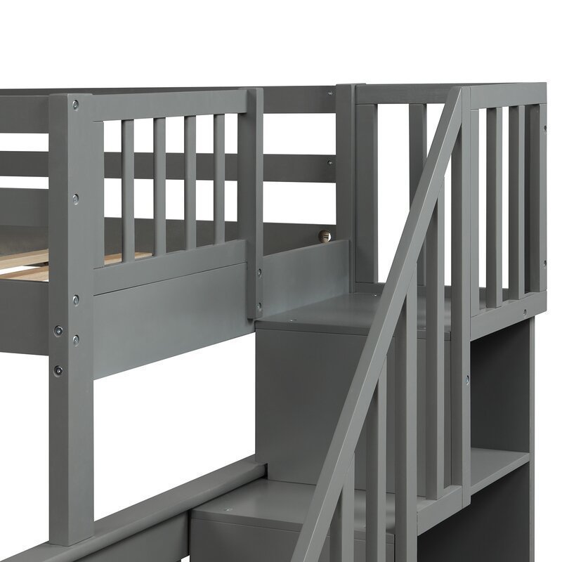 weekend-sale-twin-over-full-bunk-bed-with-drawer4-storage-and-guard-rail