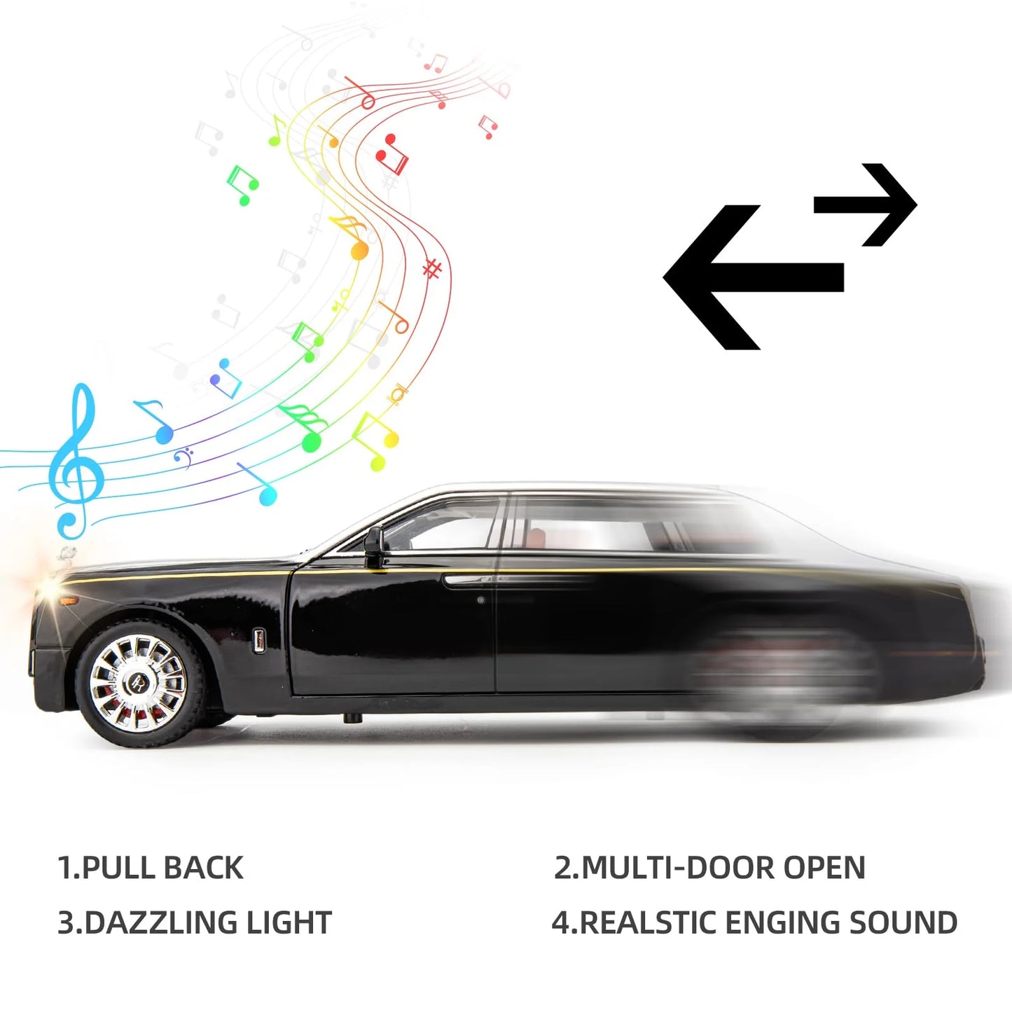 1/18 Rolls-Royce Phantom Model Car