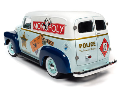 Monopoly 1948 Panel Delivery w/ Resin Figure 1:18 Scale