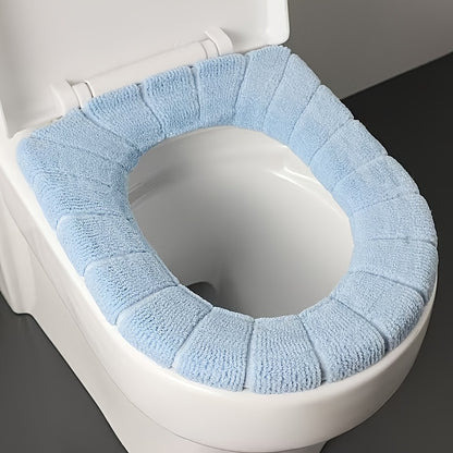 Waterproof Toilet Seat Cover, Universal Fit, Thickened Winter Bath Mat, Removable Cushion, Hand Wash Only, Soft, for Butt Comfort, Home Health & Hygiene Supplies