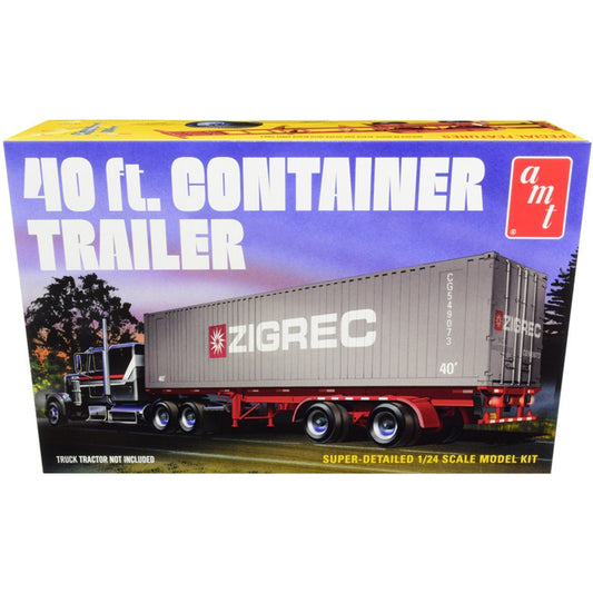 AMT 1/24 40' Semi Container Trailer