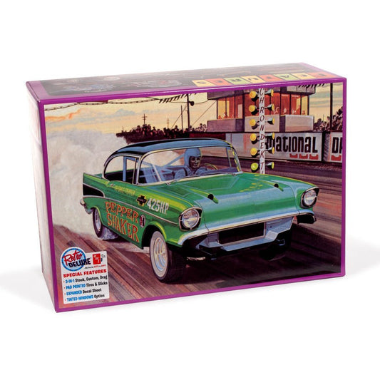 AMT 1957 Chevy Bel Air "Pepper Shaker" Silent Box 1/25 Scale Model Kit