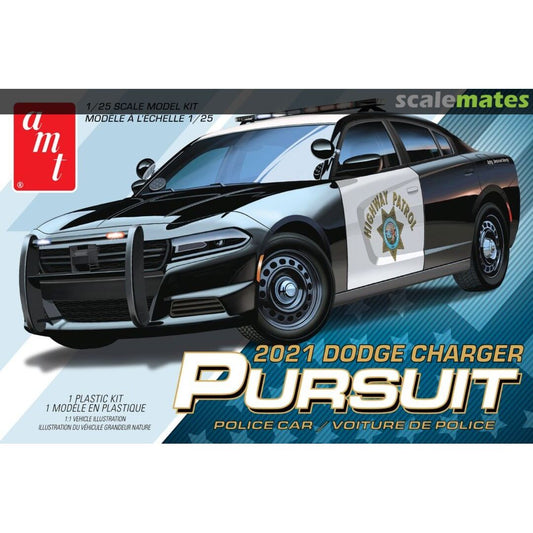 AMT 2021 Dodge Charger Pursuit Police Car 1/25 1324 Plastic Model Kit