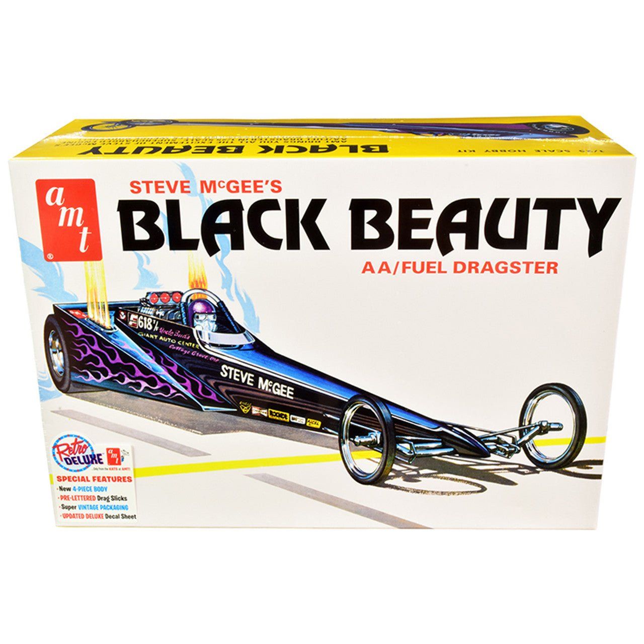 AMT Steve McGee Black Beauty Wedge Dragster 1/25 Scale