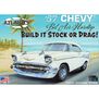 Atlantis 1957 Chevy Bel Air can be built Stock or Drag 1/25 Scale Model Kit