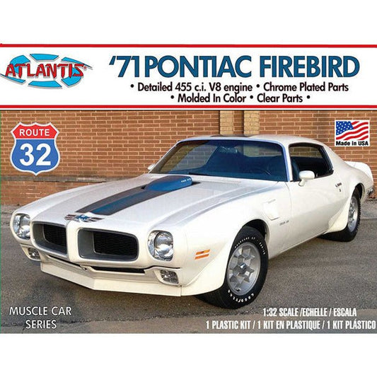 Atlantis 1971 Pontiac Firebird 1/32 Plastic Model Kit