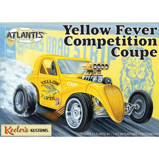 Atlantis Keeler's Kustoms Yellow Fever Competition Coupe 1/25