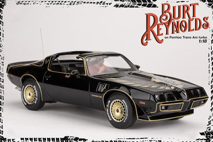 Burt Reynolds on Pontiac Firebird Trans Am 1980 - FREE SHIPPING