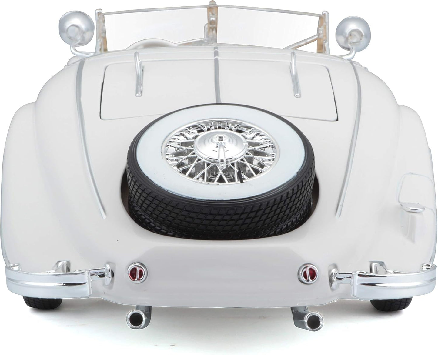 Maisto Mercedes 1:18 Scale 1936 M-B 500 K Type Specialroadster Diecast Vehicle , White