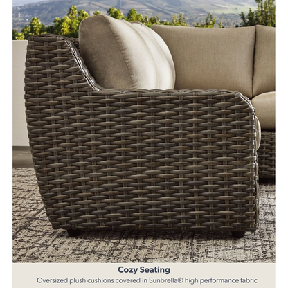 Athena 7-piece Sectional With Firepit