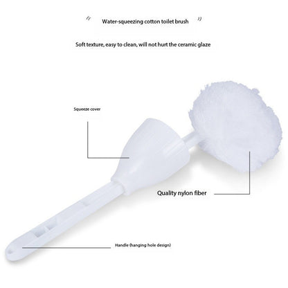 Multi-Functional Soft Bristle Toilet Brush with Long Handle, Plastic Material, Uncharged, for Bathroom and Toilet Cleaning, Hotel Quality Bathtub Brush