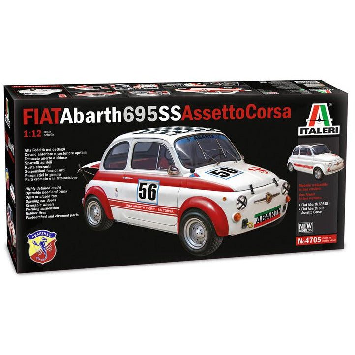 Italeri 1/12 Fiat Abarth 695Ss/Assetto Corsa