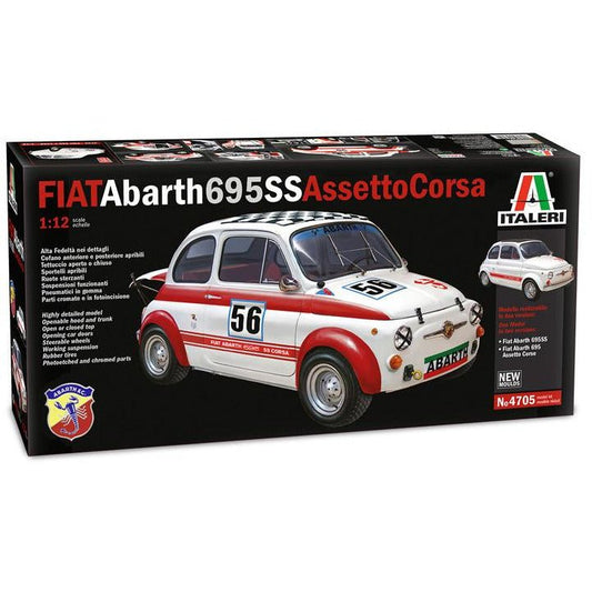 Italeri 1/12 Fiat Abarth 695Ss/Assetto Corsa