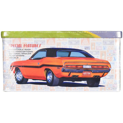 Skill 2 Model Kit 1970 Dodge Challenger R/T USPS (United States Postal Service) "Auto Art Stamp Series" 1/25 Scale Model by AMT