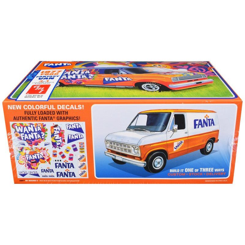 Skill 2 Model Kit 1977 Ford Custom Van "Fanta" 1/25 Scale Model by AMT