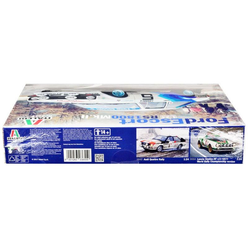 Skill 2 Model Kit Ford Escort RS 1800 Mk.II #5 Rallye Monte Carlo (1979) 1/24 Scale Model by Italeri