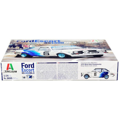 Skill 2 Model Kit Ford Escort RS 1800 Mk.II #5 Rallye Monte Carlo (1979) 1/24 Scale Model by Italeri