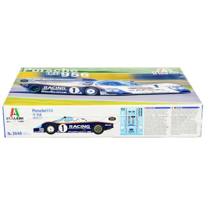 Skill 2 Model Kit Porsche 956 1/24 Scale Model by Italeri