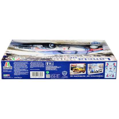 Skill 3 Model Kit Lancia Delta HF Integrale Rallye Monte Carlo (1990) 1/24 Scale Model by Italeri