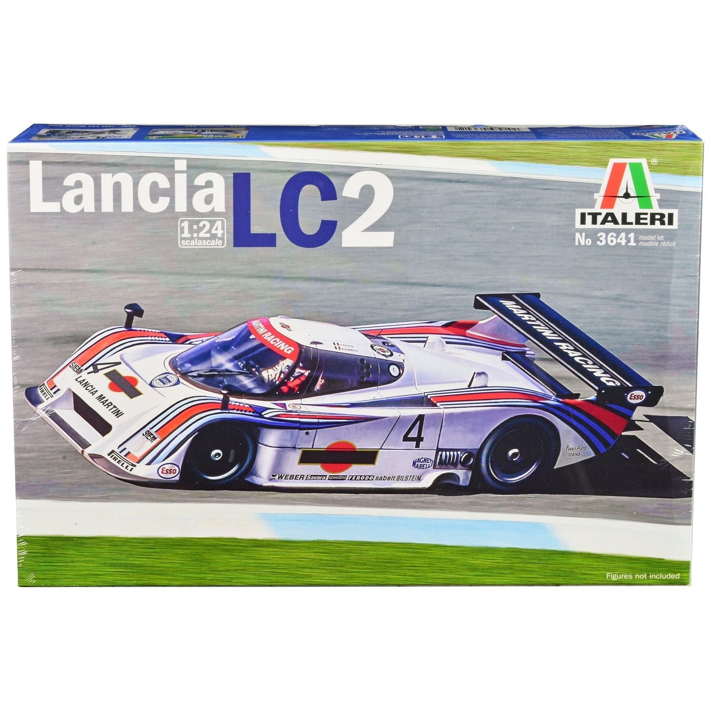 Skill 3 Model Kit Lancia LC2 "World Sport Prototype Championship" 1/24 Scale Model by Italeri