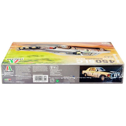 Skill 3 Model Kit Mercedes-Benz 450 SLC Winner "Rallye Bandama Ivory Coast" (1979) 1/24 Scale Model by Italeri