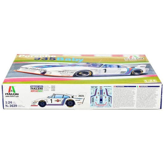 Skill 3 Model Kit Porsche 935 Baby 1/24 Scale Model by Italeri