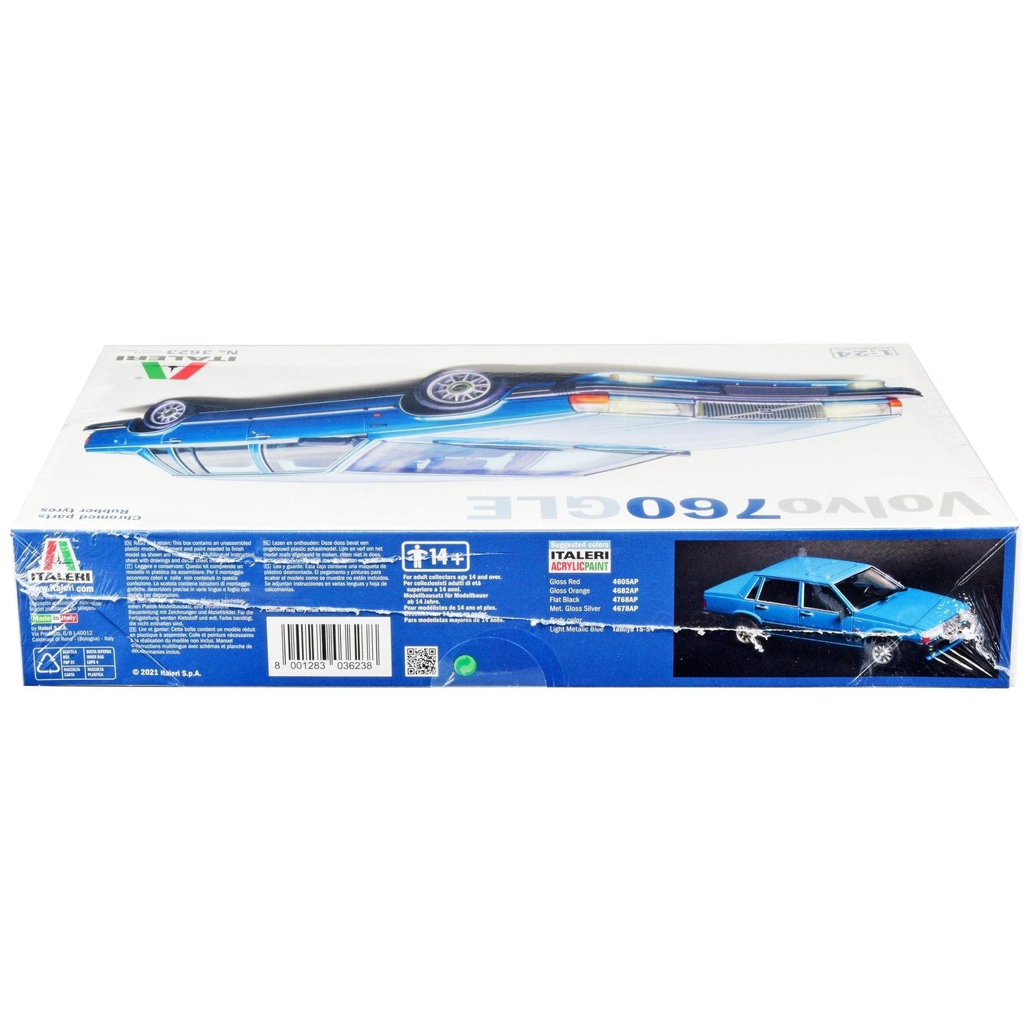 Skill 3 Model Kit Volvo 760 GLE 1/24 Scale Model by Italeri