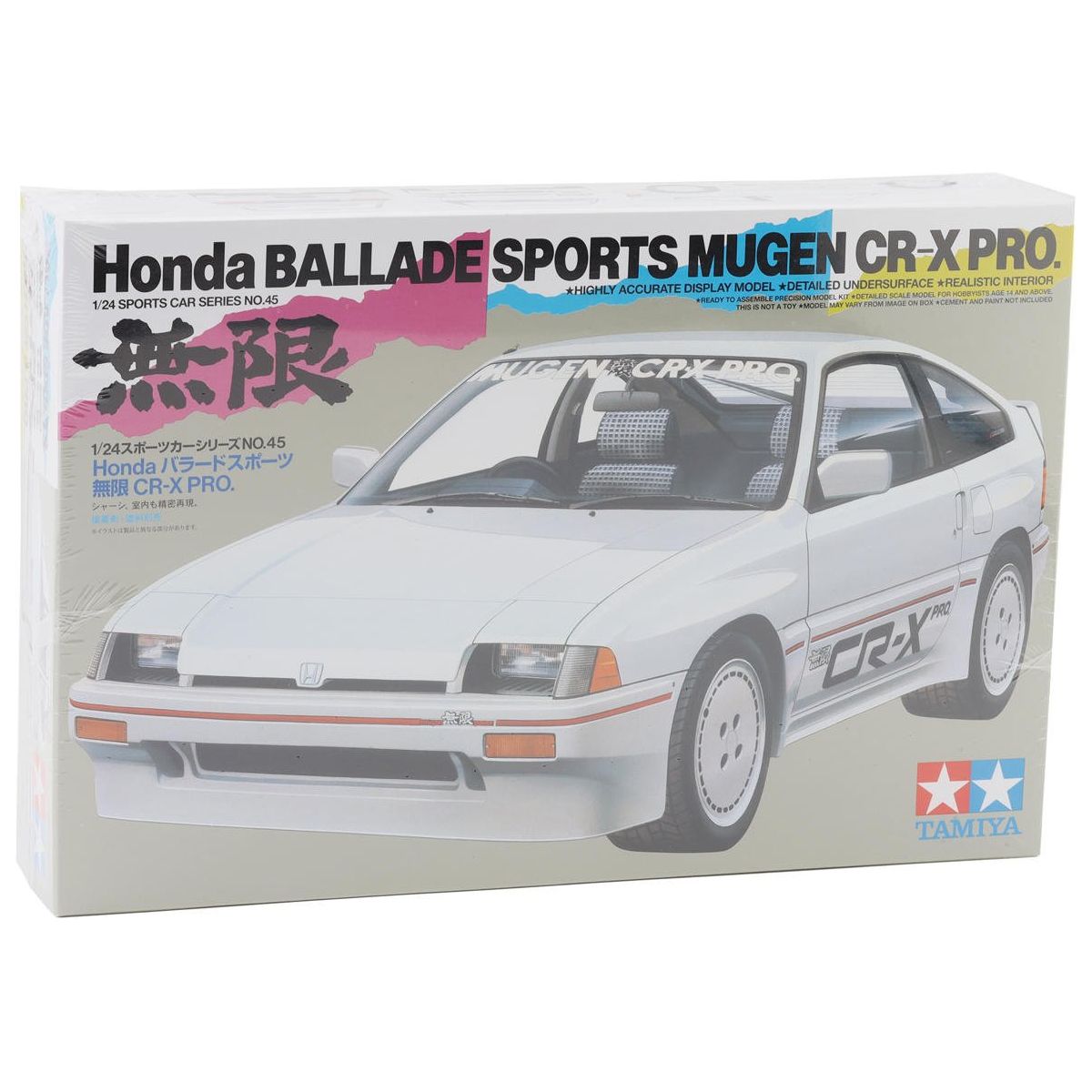 Tamiya 1/24 Ballade Sports 'Mugen' CRX Plastic Model Kit
